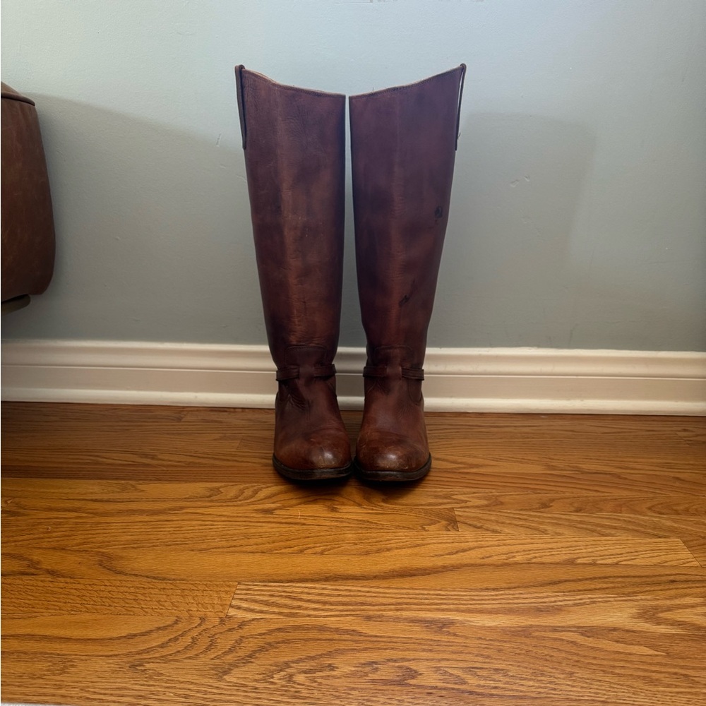 Brown Leather Frye Boots 76975